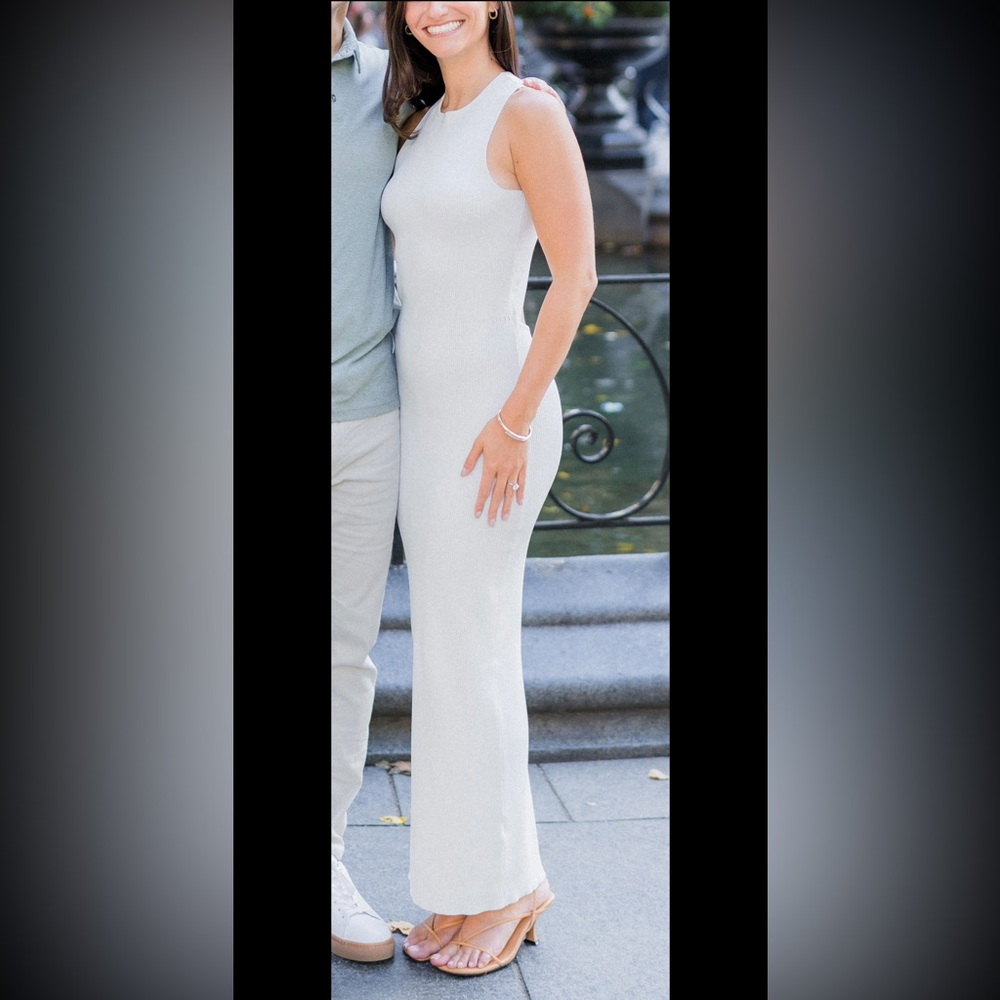 SIR Celena Ribbbed Knit Maxi Dress - size 2